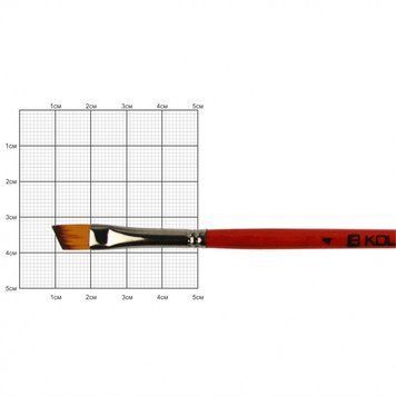 Синтетика углова Carrot 1097А № 4 к. р кисть Колос 4823064904086 фото