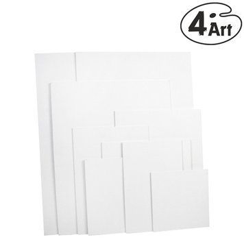 Полотно на картоні 4Art 20х20см акрил, бавовна (4823098519584) 4823098519584 фото