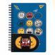 Записна книга блокнот YES Melt Smile 2в1 В5+В9 80+20 аркушів клітинка карт. обкладинка подвійна cпіраль 151842 фото 1