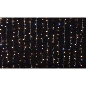 Електрогірлянда-штора Novogodko 3х2.6 м 272 LED, тепл. біл, мерехтіння (973773) 973773 фото