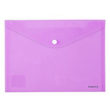 Папка А5 на кнопці Axent Pastelini бузкова (1522-36-A) 1522-36-A фото
