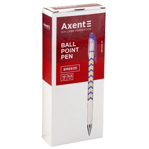 Ручка кулькова Axent Breeze синій ab1049-07-a ab1049-07-a фото