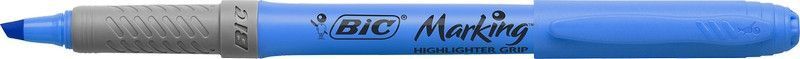 Маркер текстовыделитель Bic Grip 1,6-3.5 мм синій (bc811931) bc811931 фото