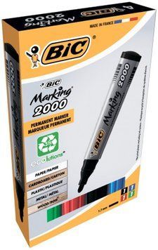 Маркери перманентні BIC набір 4 кольори асорті (bc8209112) bc8209112 фото