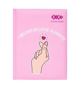 Записна книга блокнот ZiBi SYMBOL KIDS Line А5(146х190 мм) 64 л клітина рожевий твердий.обл. глянц. ZB.12740-10 фото
