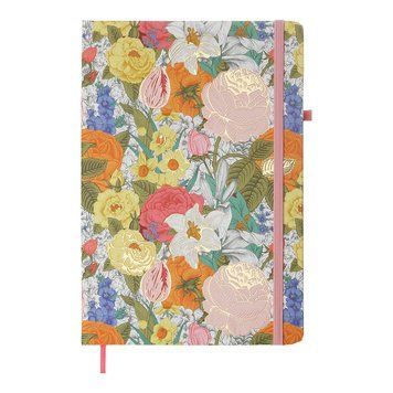Блокнот на гумці Buromax Rose А5 80 арк. клітинка (BM.255123-10) BM.255123-10 фото