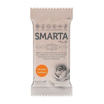 Пластика самозастигаюча Smarta жовтогарячі 100 г (8682923974457) 8682923974457 фото