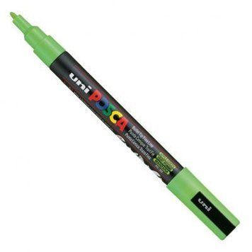 Маркер перманентний uni POSCA 0.9-1.3 мм на водній основі зелений (PC-3M.Green) PC-3M.Green фото