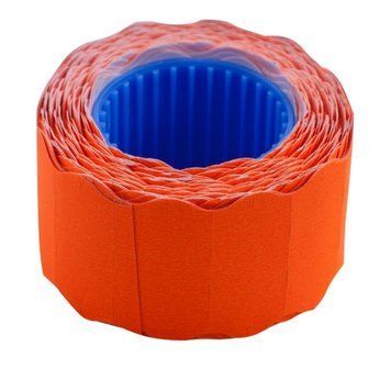 Цінник Buromax фігурний 500 шт 6 м 26x12 мм помаранчевий (BM.282202-11) BM.282202-11 фото