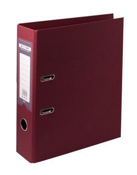 Папка реєстратор 7см ELITE А4 Buromax двухстор покр РР бордовий BM.3001-13c BM.3001-13c фото