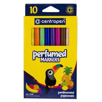 Фломастери Centropen 10 кольорів Perfumes ароматизовані 2589/10 2589/10 фото