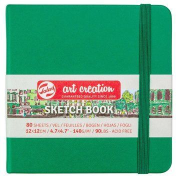Блокнот для графіки Royal Talens Art Creation 12х12 см 140г/м2 80 арк. Forest Green (8712079467111) 8712079467111 фото