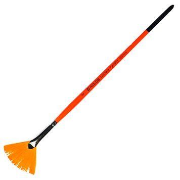 Кисть синтетика Rosa Carrot 1097FN Kolos віялова №2 кор. ручка (4823064901481) 4823064901481 фото