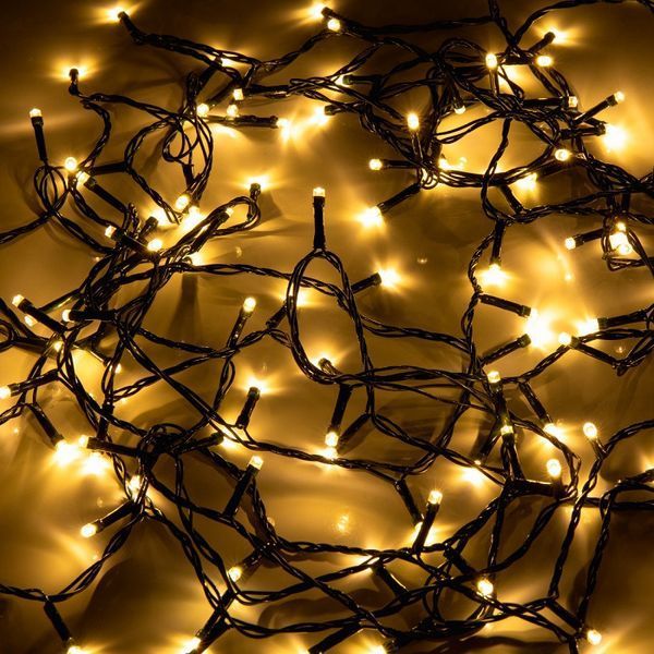 Електрогірлянда Нитка YES! Fun 8,4 м 120 LED, тепла біла, 8 режимів миготіння (974832) 974832 фото
