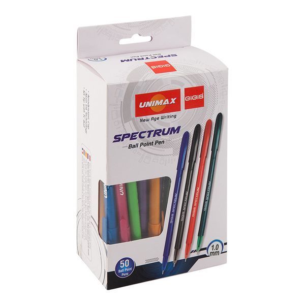 Ручка кулькова Unimax Spectrum Fashion, синій ux-135-02 ux-135-02 фото