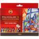 Олівці кольорові Koh-I-Noor POLYCOLOR художні 24 кольору (3834) 3834 фото 1