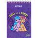 Записна книга блокнот Kite My Little Pony А6 без лініювання картонна обкладинка (LP24-196) LP24-196 фото 1