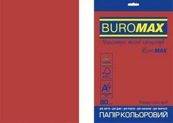 Папір кольоровий інтенсив Buromax EUROMAX INTENSIVE 20 аркушів А4 80 г/м2 червоний (BM.2721320E-05) BM.2721320E-05 фото