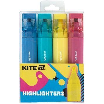 Набір маркерів для тексту Kite Creative Trendy Colors 4 шт (K24-1144-4) K24-1144-4 фото