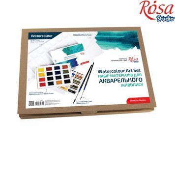 Набір матеріалів для акварельного живопису Rosa Studio (4823098523109) 4823098523109 фото
