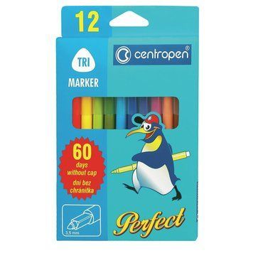 Фломастери Centropen 12 кольорів Perfect 2510/12 2510/12 фото