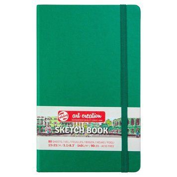Блокнот для графіки Royal Talens Art Creation 13х21 см 140г/м2 80 арк. Forest Green (8712079467098) 8712079467098 фото
