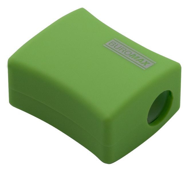 Точилка Buromax RUBBER TOUCH ALFA 1 шт. контейнер (BM.4778-1) BM.4778-1 фото