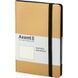 Записна книга блокнот Axent Partner Soft 125х195мм 96арк точка,золотий (8312-35-A) 8312-35-A фото 1