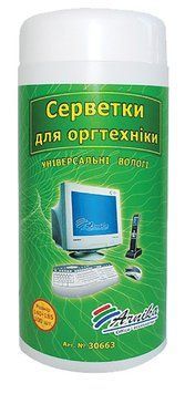 Серветки для оргтехніки Арніка універсальні 100шт. 30663 30663 фото