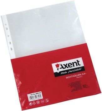 Файл Axent А4+ глянцевий 90мкм 20шт 2009-20-А 2009-20-A фото