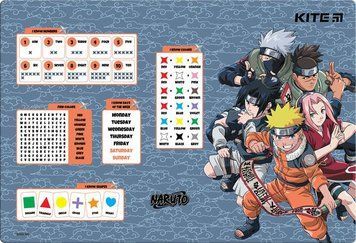Підкладка настільна Kite Naruto 42,5x29см (NR23-207) NR23-207 фото