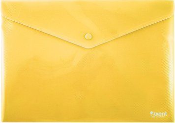 Папка на кнопці Axent Жовта непрозора 1412-26-А 1412-26-A фото