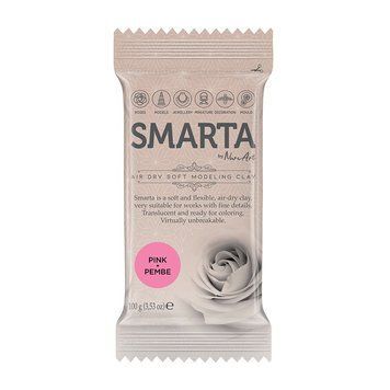 Пластика самозастигаюча Smarta рожова 100 г (8682923974532) 8682923974532 фото