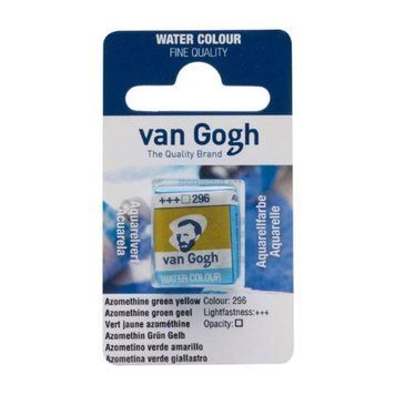 Фарба акварельна Royal Talens Van Gogh (296) 1,8 мл кювету азометин зелено-жовтий (8712079419134) 8712079419134 фото
