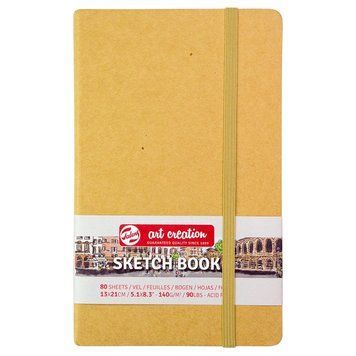 Блокнот для графіки Royal Talens Art Creation 13х21 см 140г/м2 80 арк. Kraft (8712079467142) 8712079467142 фото