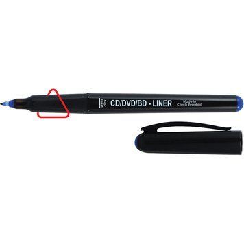Маркер для дисків CD/DVD Liner Centropen ergoline 0.6 мм синій 4616/03 4616/03 фото