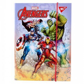 Папка для зошитів картонна YES Marvel.Avengers B5 (491897) 491897 фото