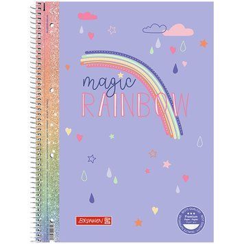 Коледж-блок Brunnen Premium Rainbow А4 лінія 80 арк. (10-679 27 222) 10-679 27 222 фото