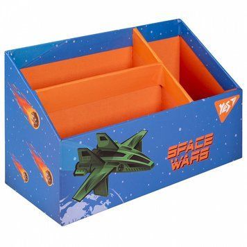 Органайзер настільний Yes Space 3 відділення картон (708220) 708220 фото