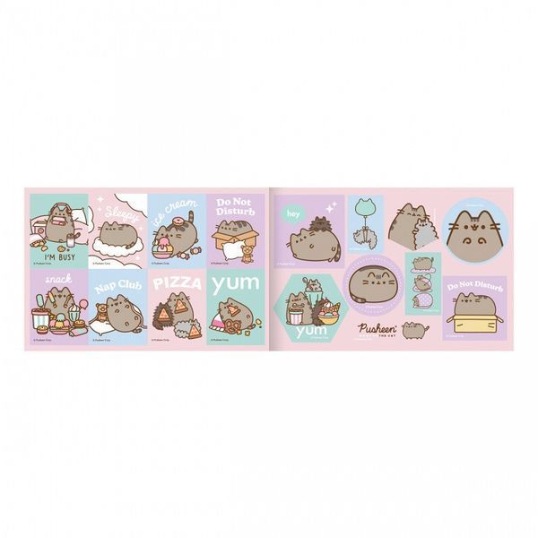 Розмальовка з наліпками YES Pusheen 8 стор. (743229) 743229 фото