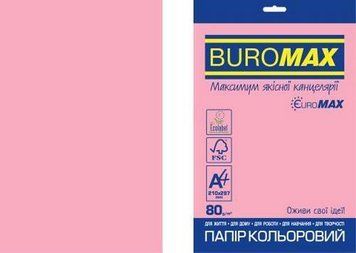 Папір кольоровий інтенсив Buromax EUROMAX INTENSIVE 20 аркушів А4 80 г/м2 рожевий (BM.2721320E-10) BM.2721320E-10 фото