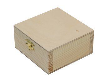 Шкатулка дерев'яна з замком Rosa 15х8х15см (4820149878225) 4820149878225 фото