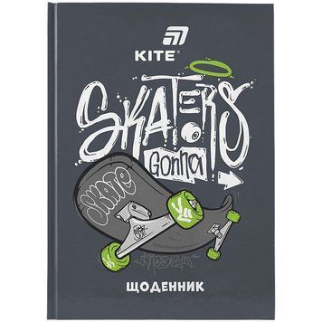 Щоденник шкільний Kite SKATers gona sKATe тверда обкладинка (K26-262-7) K26-262-7 фото